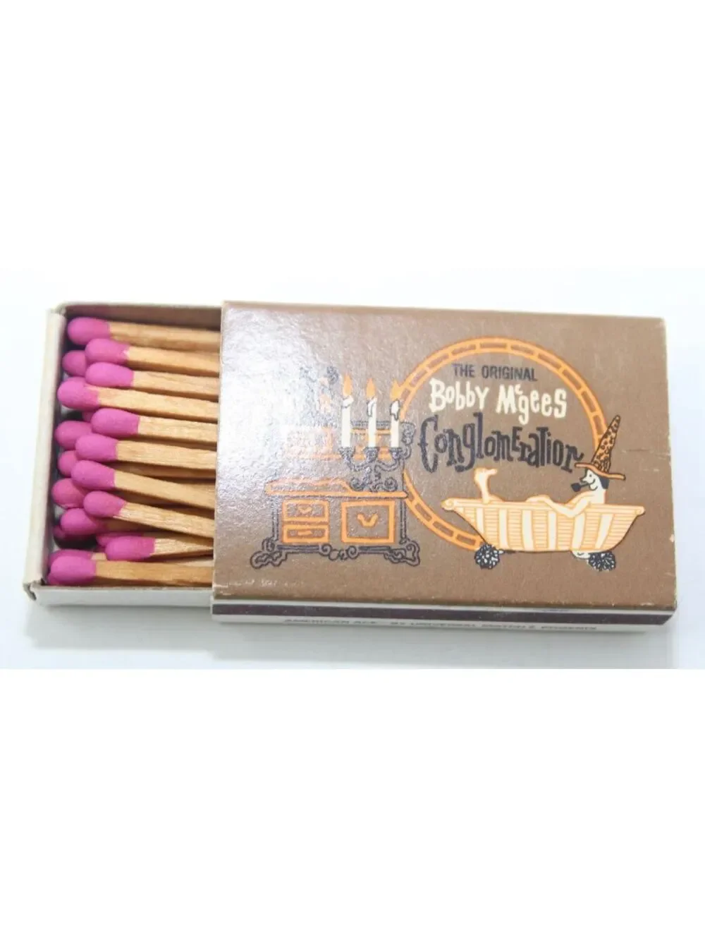 VTG Matchbook The Original Bobby Mcgees Conglomeration Restaurant & Discotheque